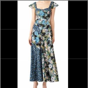 Free People Le Fleur Maxi -cap sleeves removed sz6